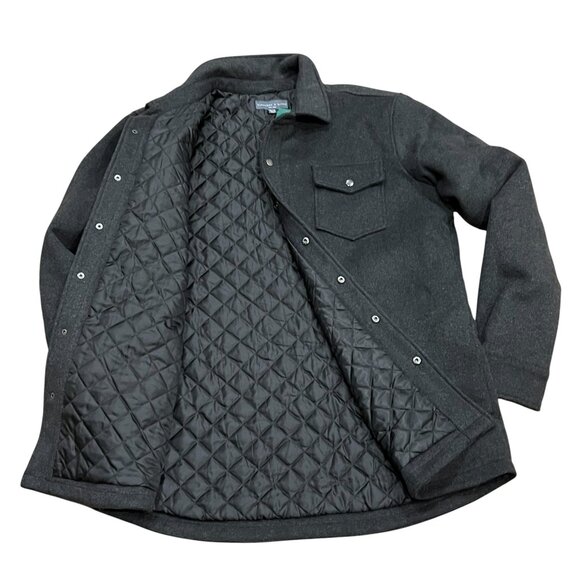 Bleecker & Broad Men's Shacket, NWT, Charcoal, 2X - Picture 6 of 9